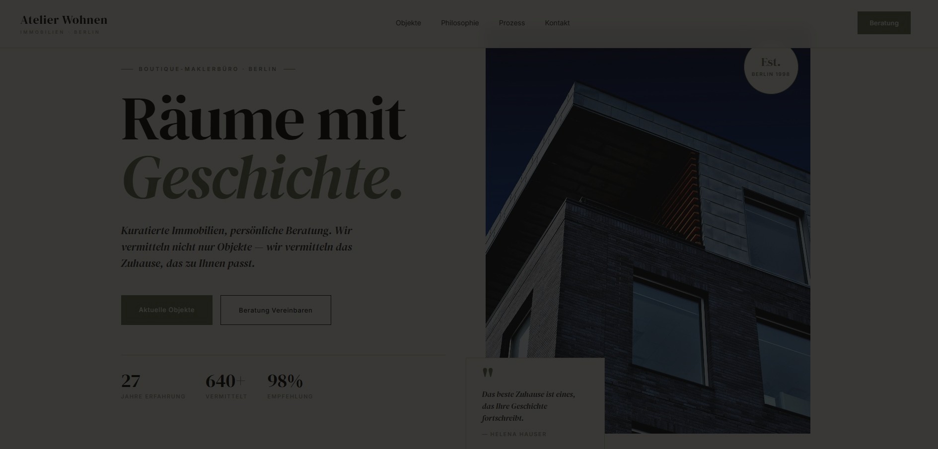 Atelier Wohnen